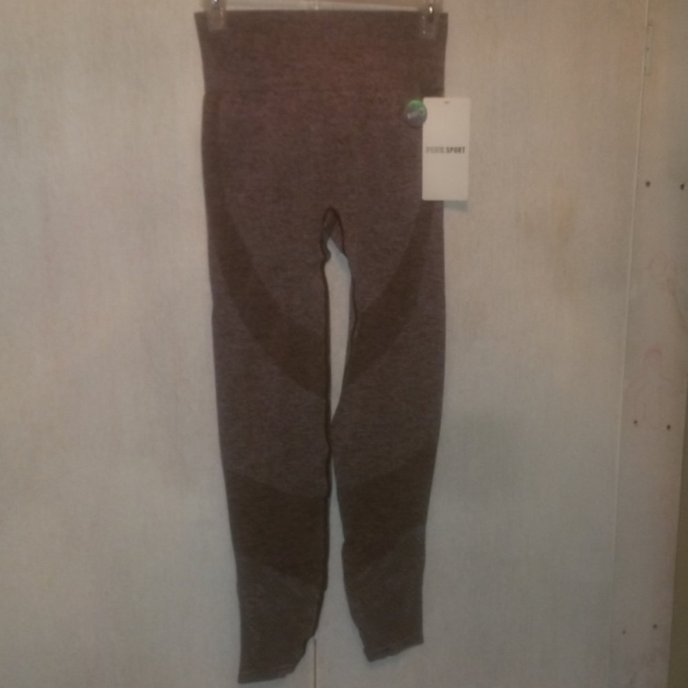 Burgundy pink Victoria secret seamless leggings